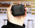 Black Matte Dragon Pattern Airpods Case