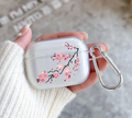 Pink Sakura Airpods Case