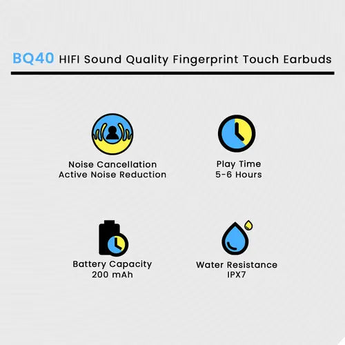 BQ40 TWS Wireless Earbuds